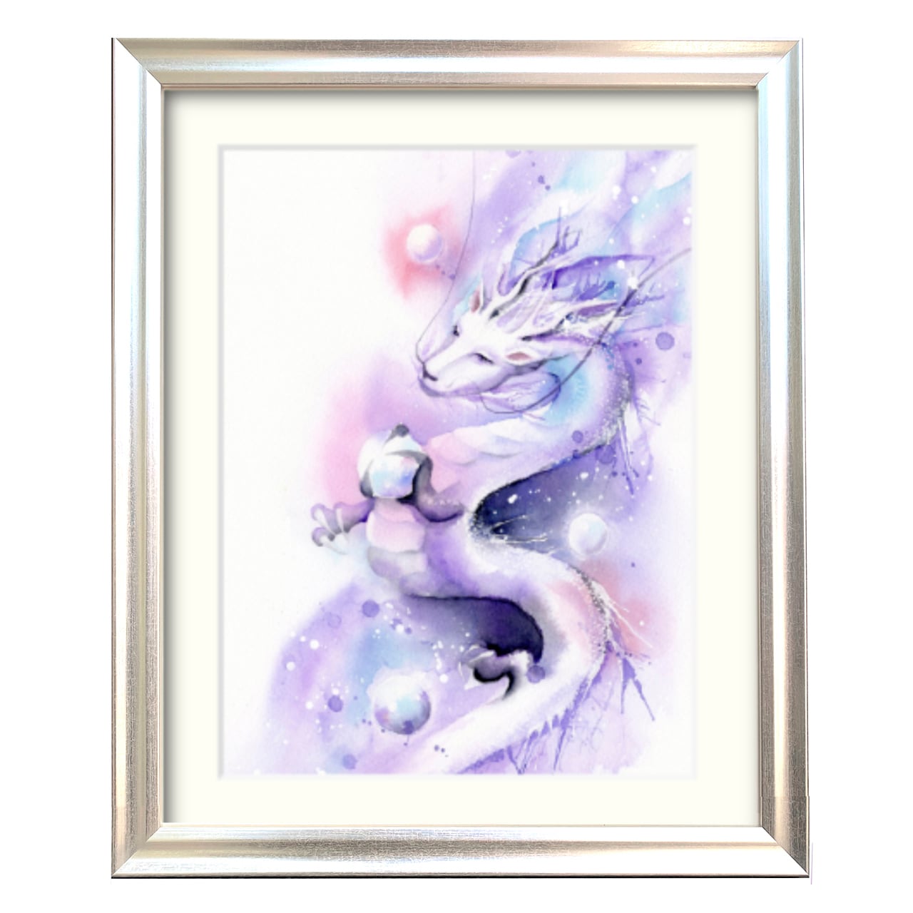 龍神の絵 『紫龍 』複製画 小サイズ 紫龍の絵