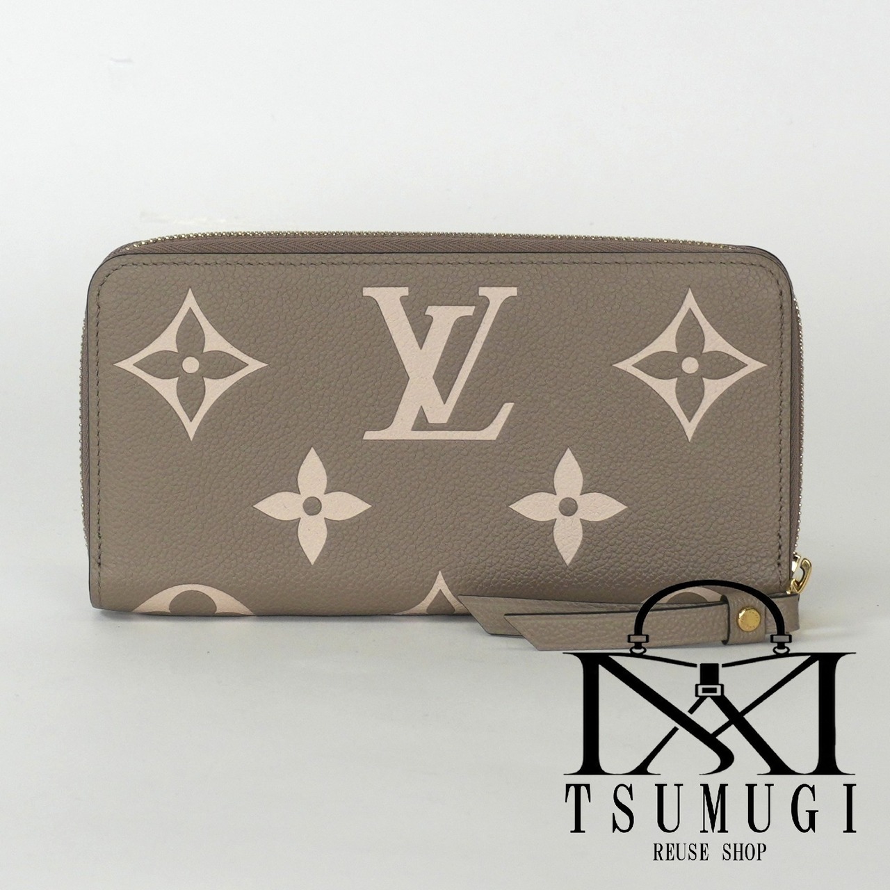 LOUIS VUITTON ルイヴィトン モノグラム アンプラント ジッピーウォレット M69794 トゥルトレールクレーム ラウンドジップウォレット RFID反応