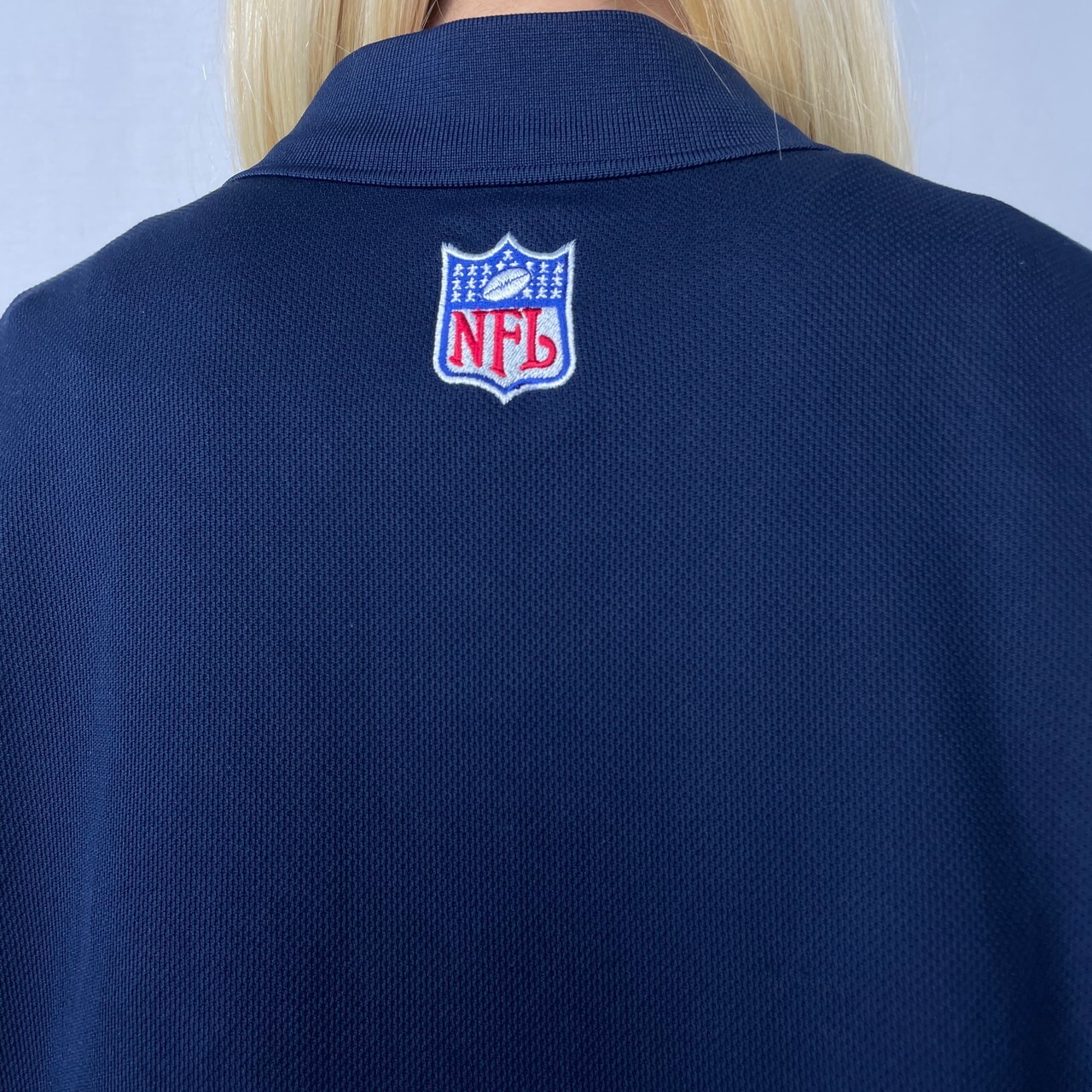 adidas NFL ロサンゼルス・チャージャーズ チームロゴ刺繍 ポロシャツ 