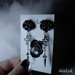 KRAKEN　Bubble　Яose　ピアス/イヤリング（Black）