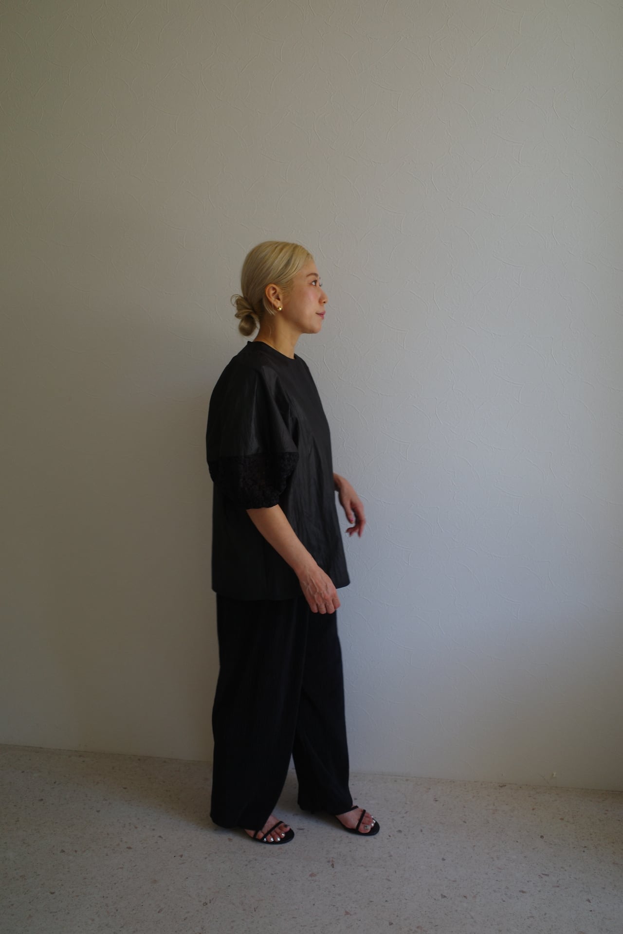 トップス eLLa lantern flower race blouse (black) lantern flower race blouse (black) | e L L a