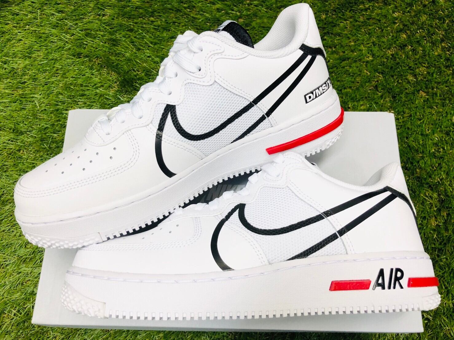 NIKE AIR FORCE 1 REACT WHITE 26cm 