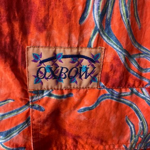 vintage OXBOW jellyfish? pattern nylon coverall jacket | NOIR ONLINE