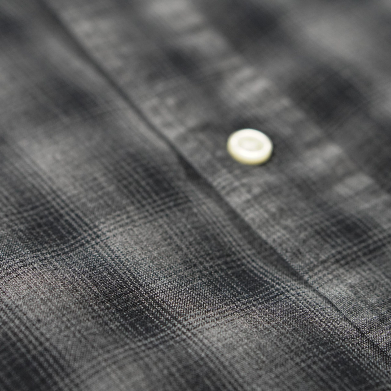 90s Ralph Lauren SILK COTTON shadow plaid shirt "BLAKE" L 古着 - 6