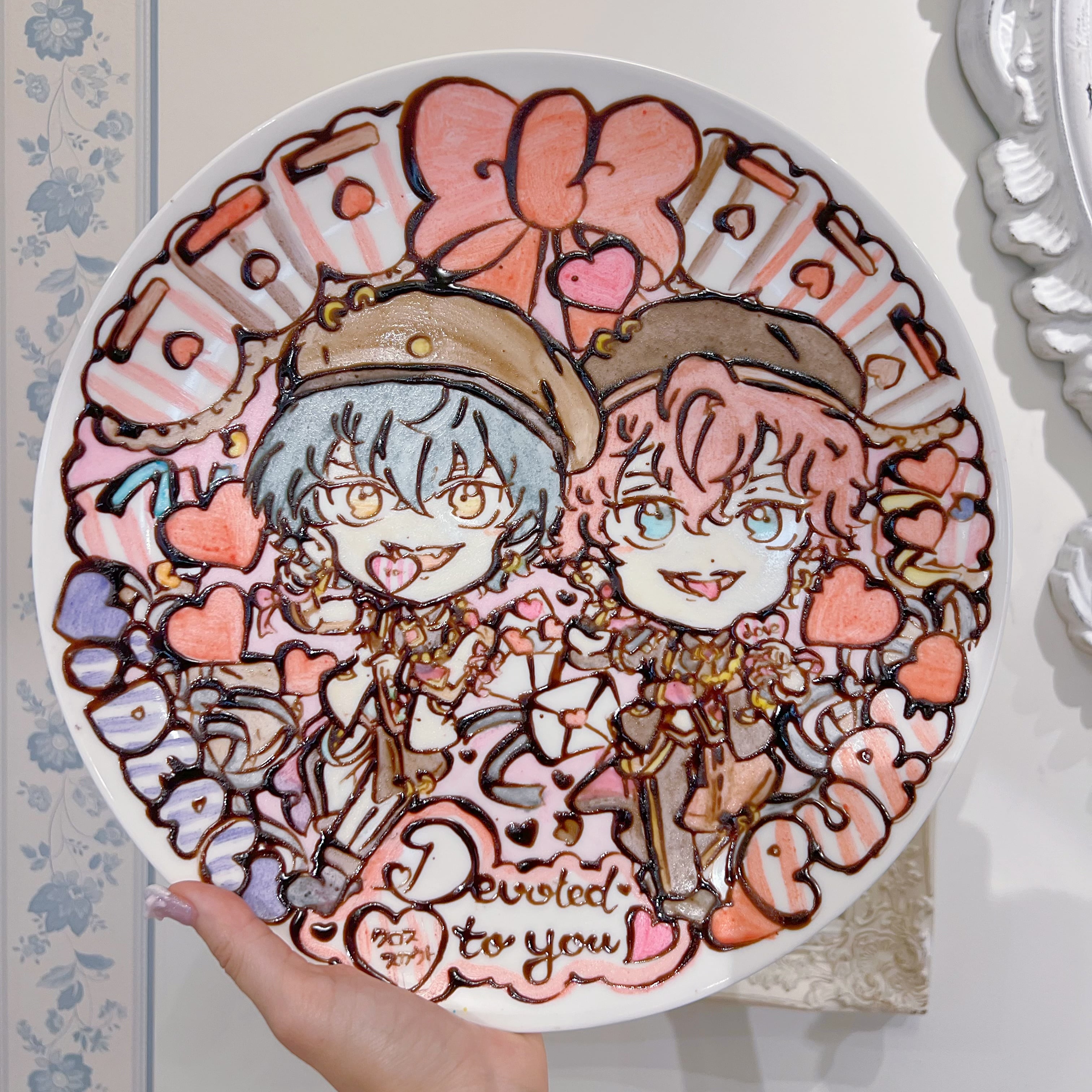 2月着【2体キャラクターデザイン】アニバーサリープレート | sandyterrace
