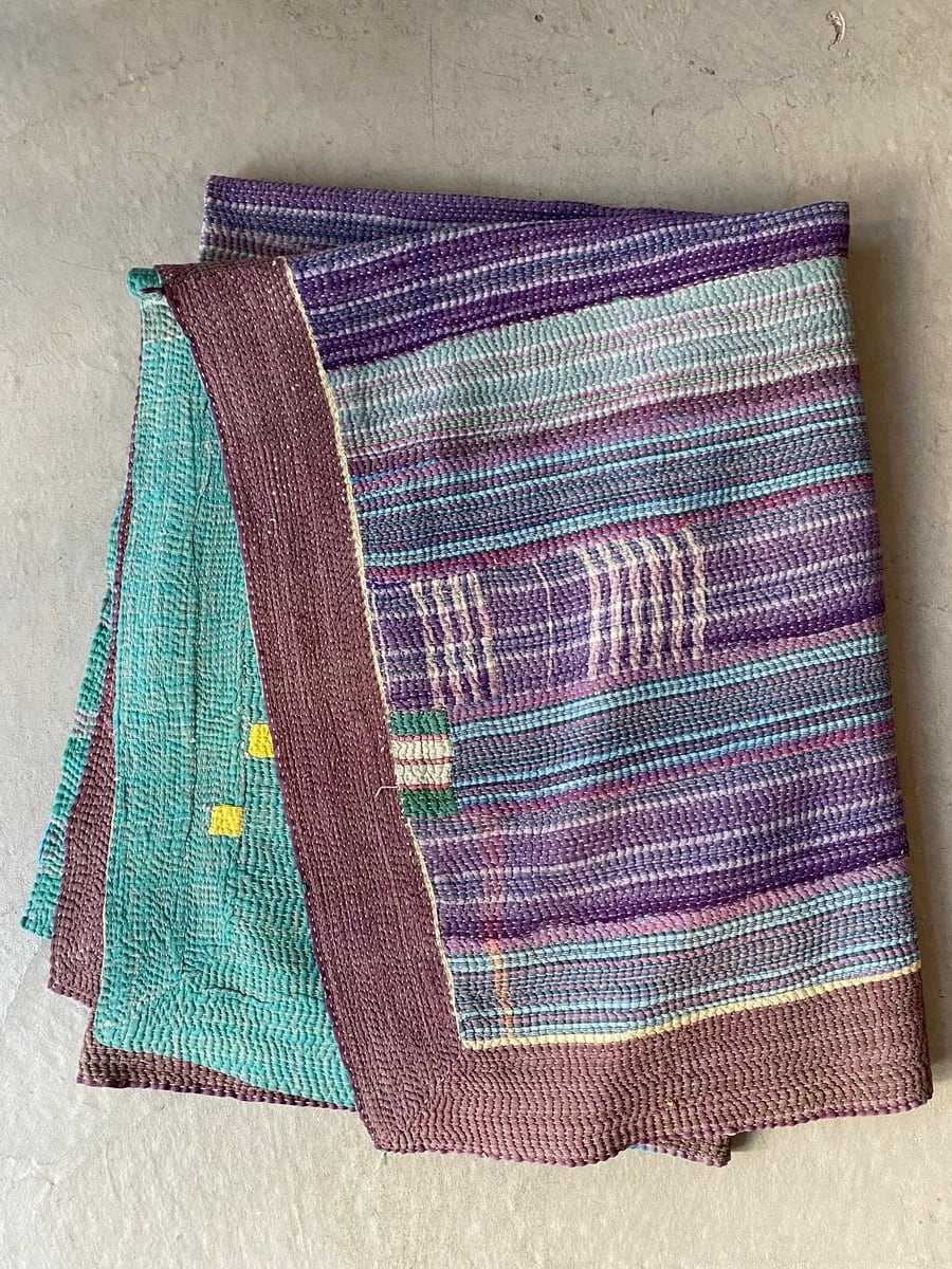 カンタ刺繍ラグ(19)