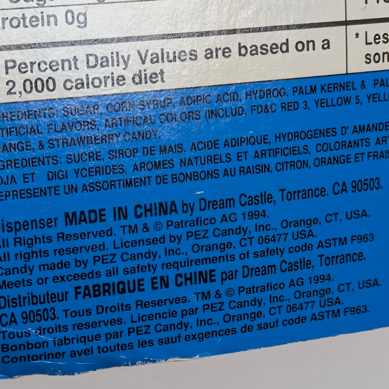 ☆ VINTAGE1994 ☆【 PEZ / ペッツ 】 『 WATCH & CANDY DISPENSER 』PEZ / ペッツ 〚アメリカン雑貨 アメトイ〛