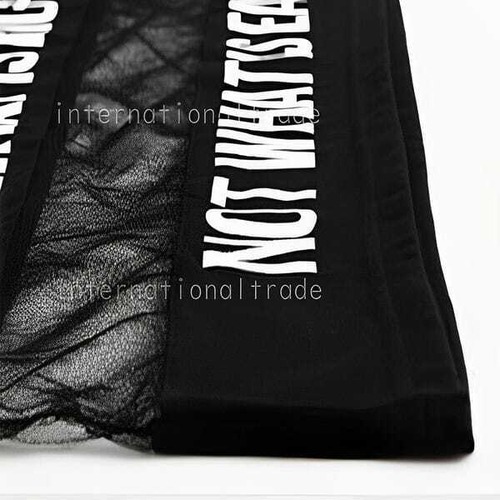レディース服 シースルー ロゴTシャツ おしゃれ 透け感 トレンド 大人可愛い 韓国風 カジュアル フェミニン モード系 重ね着 コーデ 体型カバー 半袖 シンプル スポーティ ストリート系 春 夏 秋　  3728