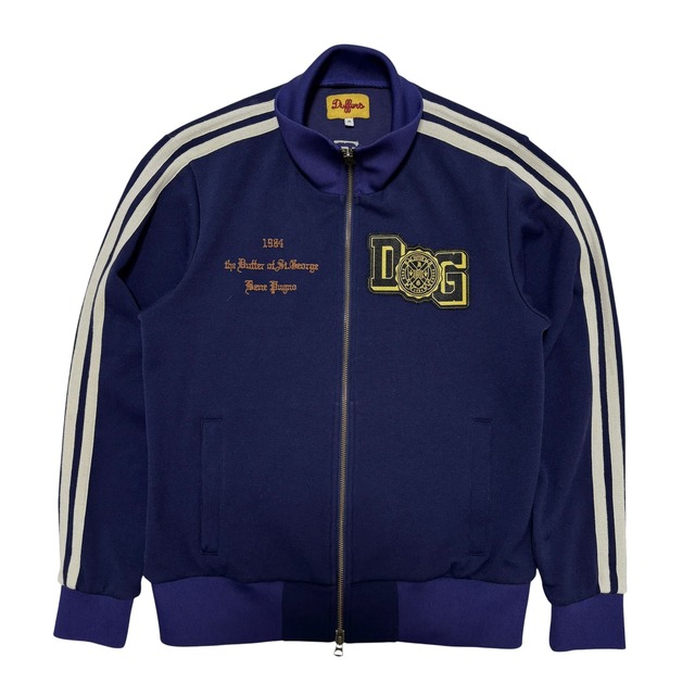 古着 ダファー The DUFFER of ST.GEORGE トラックジャケット ジャージ クリーニング済み メンズM ネイビー