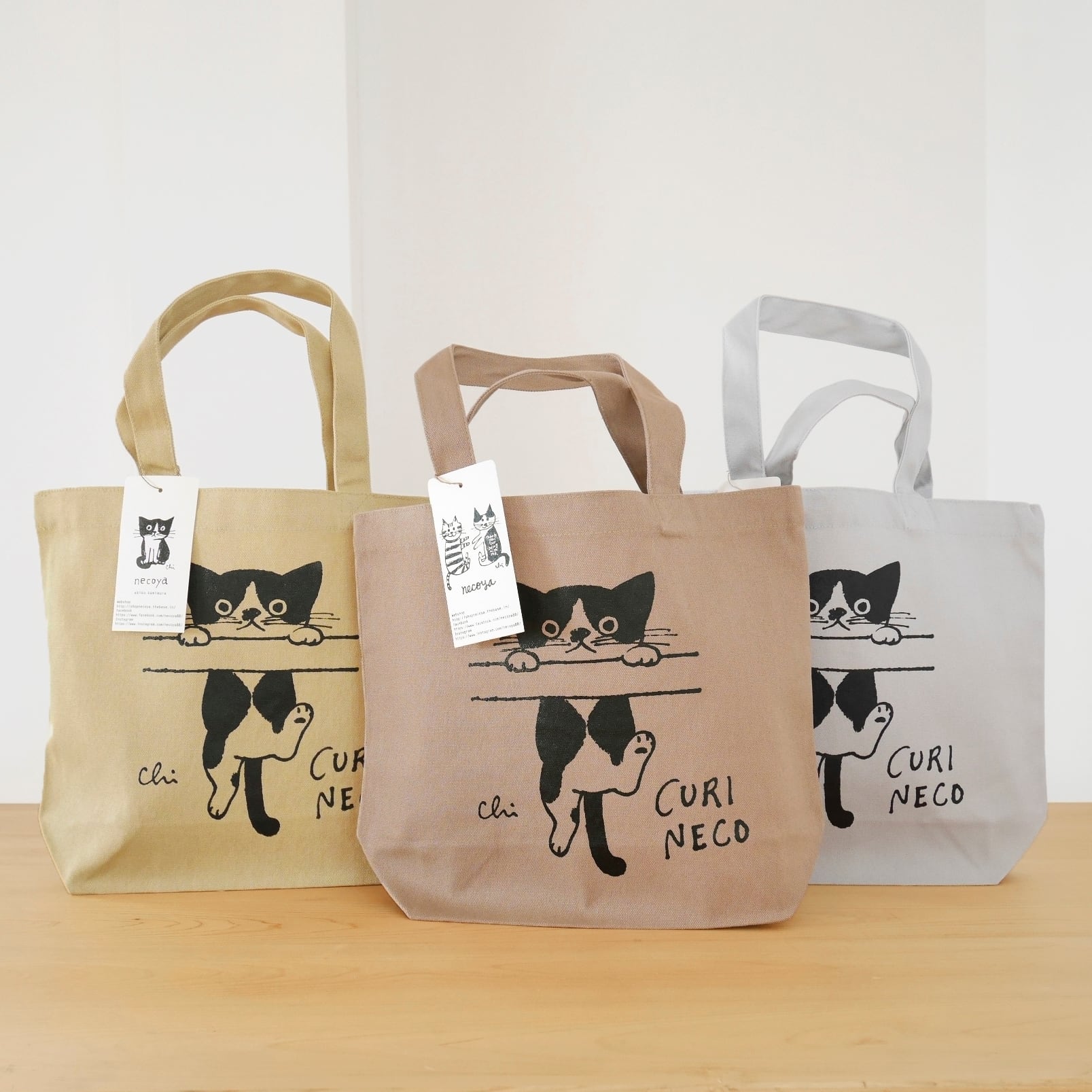 新色♪トートバッグ[くりねこ・おなか] S カラー | necoya