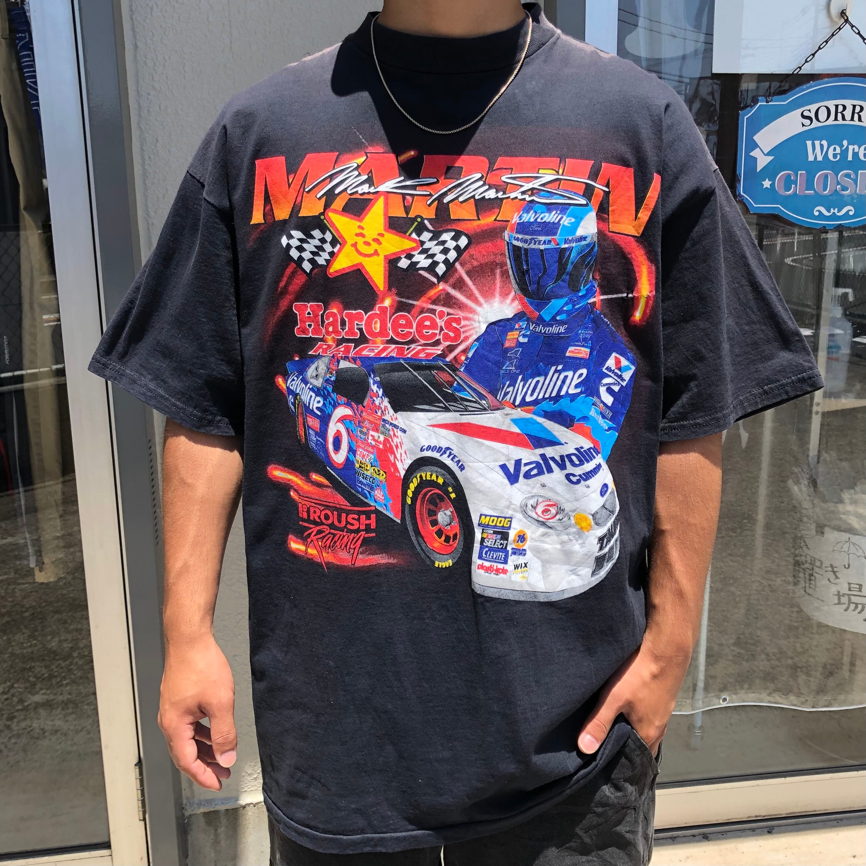 90s US  Tシャツ ナスカー マクドナルド タルテックス e495