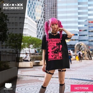 【Change before you have to.】T-SHIRTS【HOT PINK】