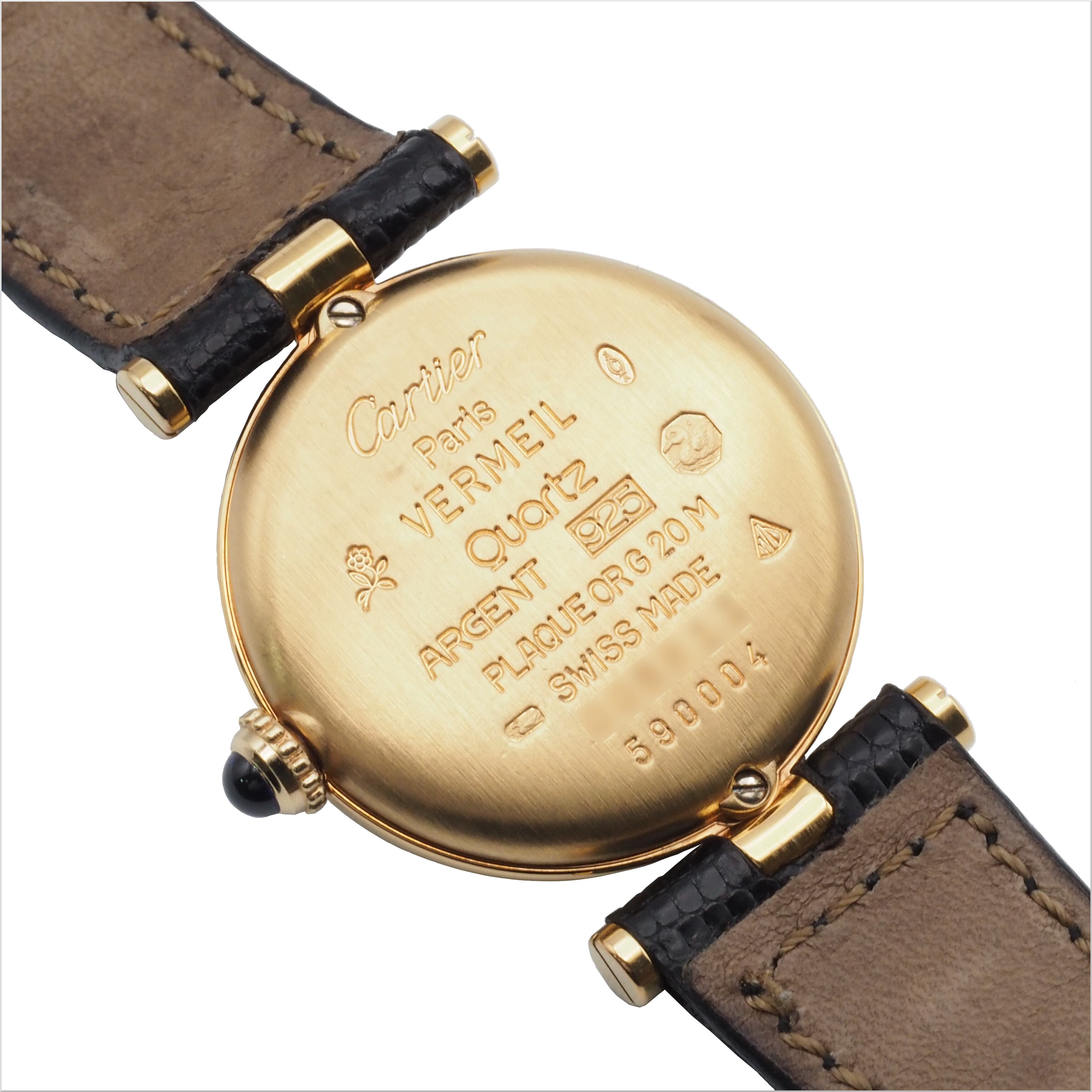 Cartier カルティエ マスト ヴァンドーム SM ブラック Ref.590004