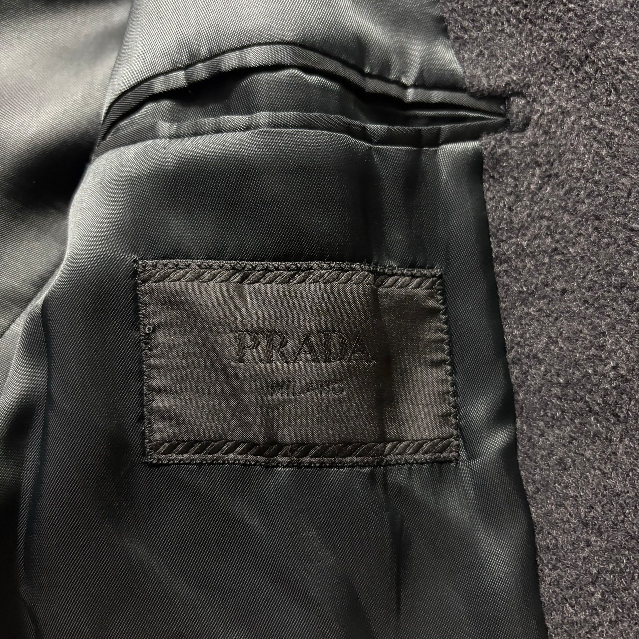 2014AW PRADA chesterfield coat