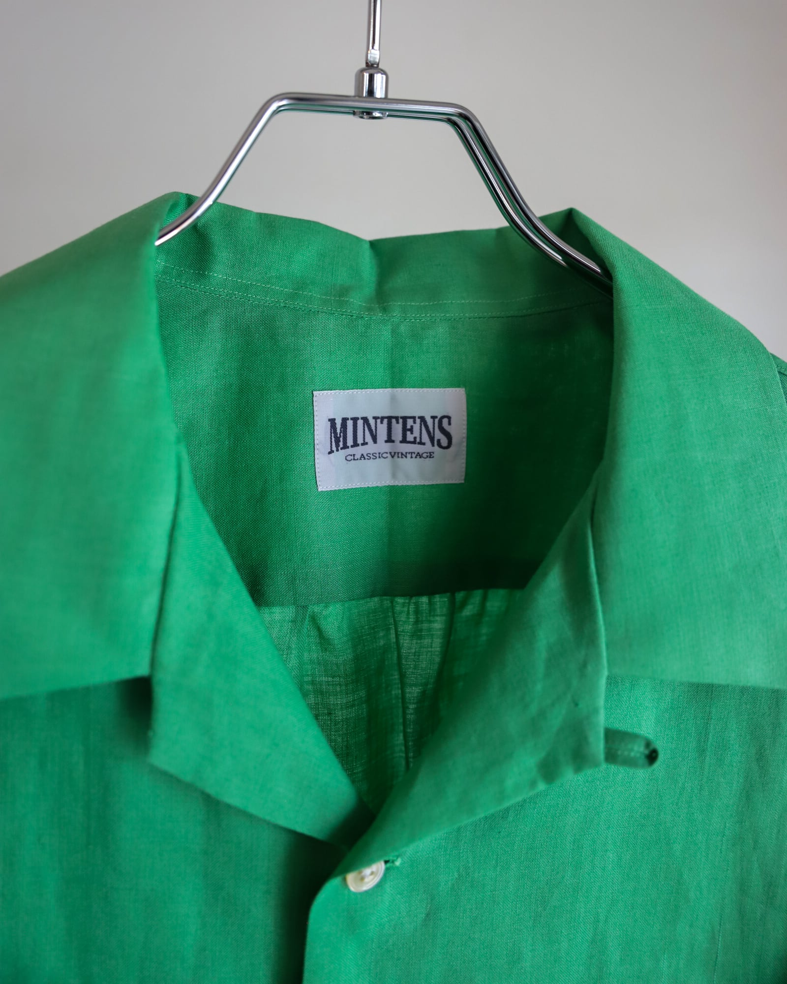 新品】MINTENS 1950s vintage linen shirts made in Italian fabrics