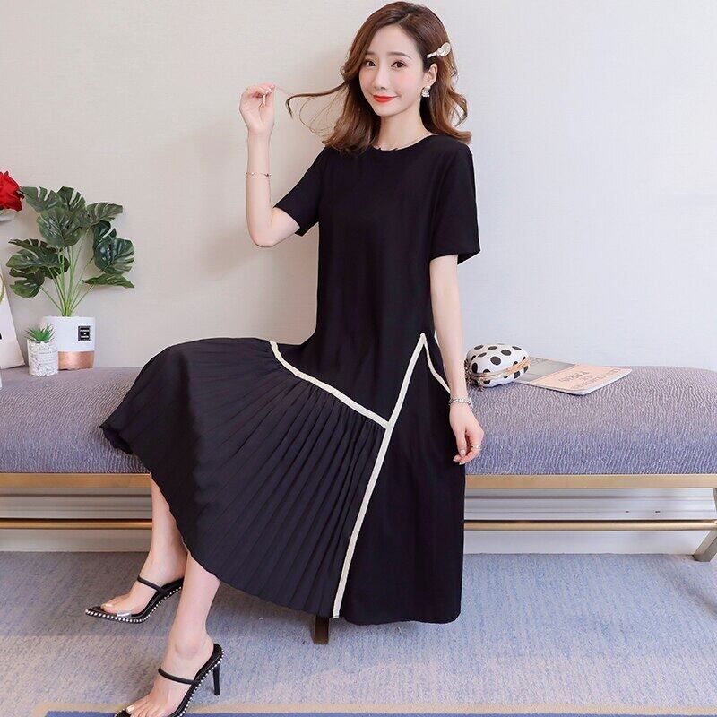 【新作】【送料無料】 1914年夏のマタニティロングパーティードレス黒服妊婦OL仕事悪妊娠 ブラック サマー 夏物 AL expec311056115239