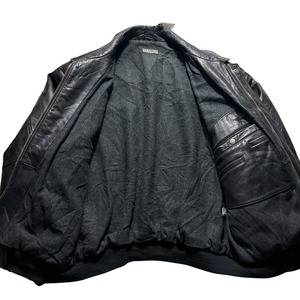 CLOSED black leather flight jacket