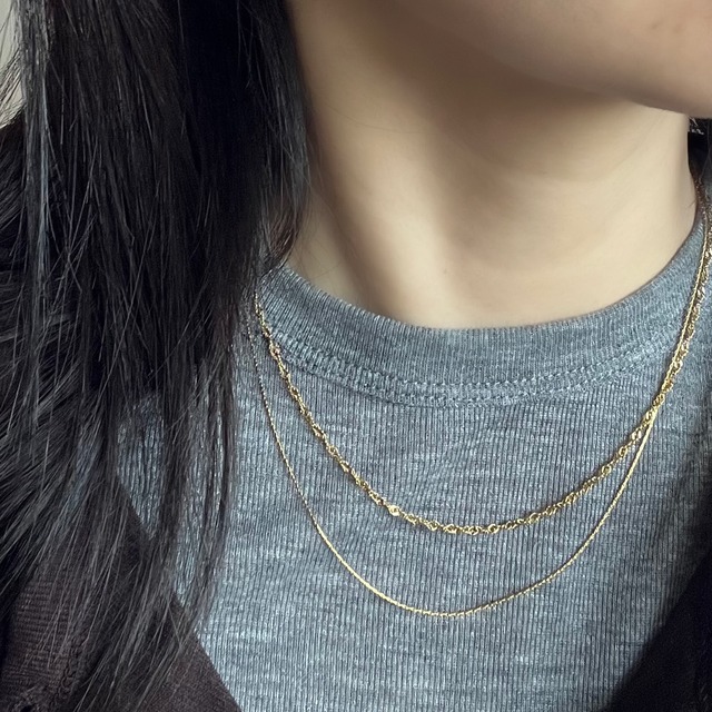 double chain necklace