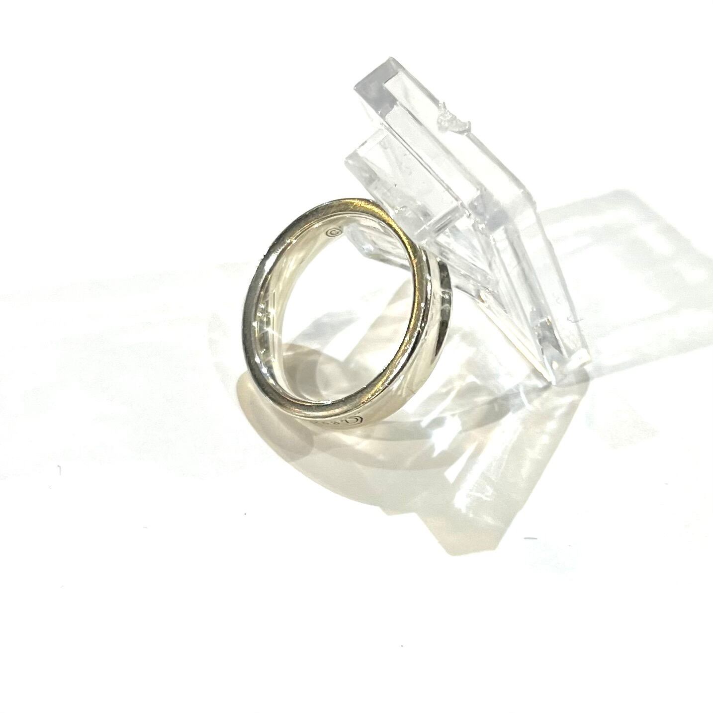 TIFFANY&CO】 【6号 】2410細T&CO ナローシルバー925ヴィンテージ