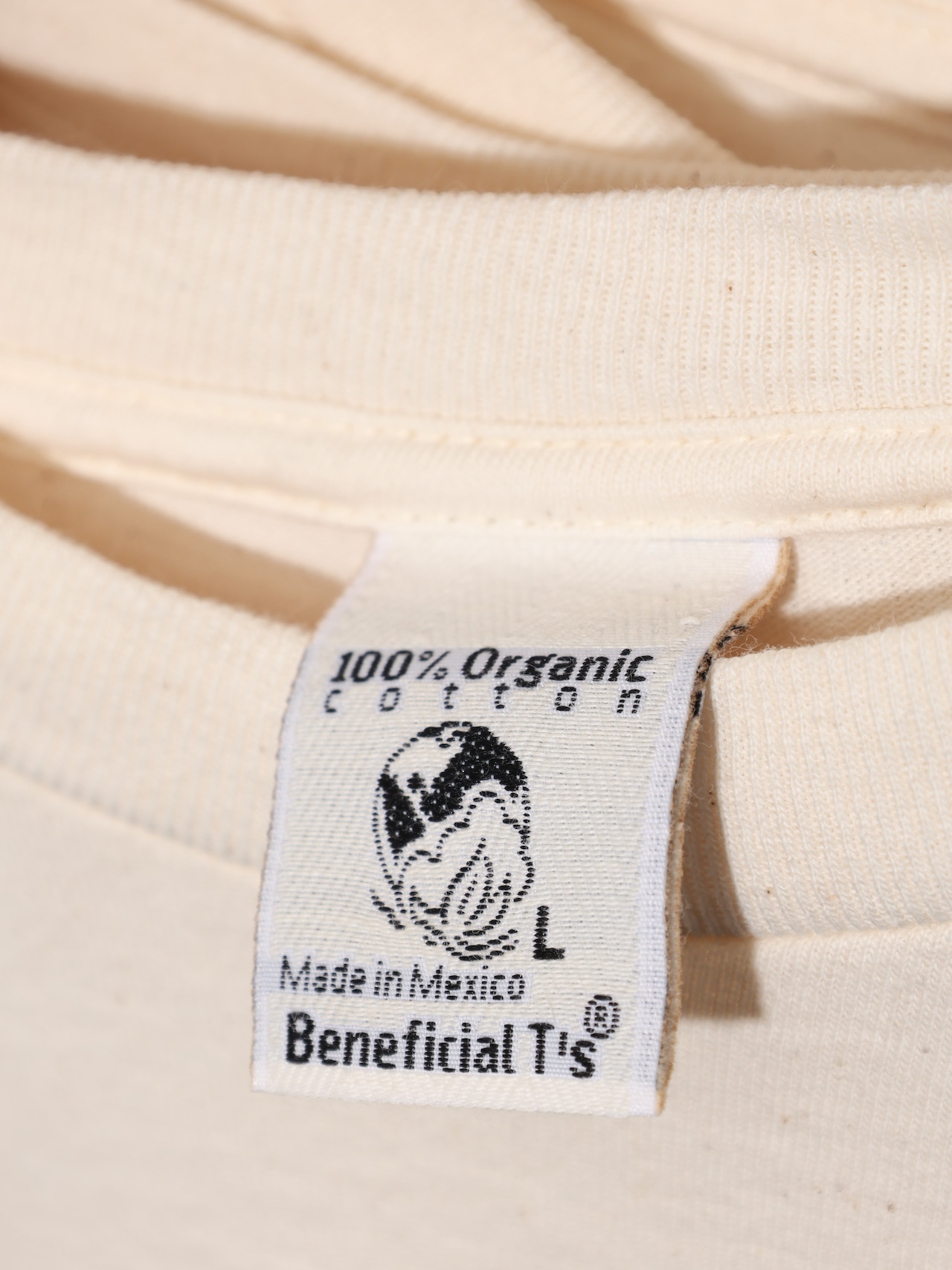 Deadstock L Patagonia Beneficial T’s ナチュラル パタゴニア ベネフィシャルT ベネT Tシャツ 生成り 白