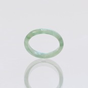 【8.5号】今季大人気！細め翡翠くり抜き甲丸リング A貨翡翠 jd_rg1871
