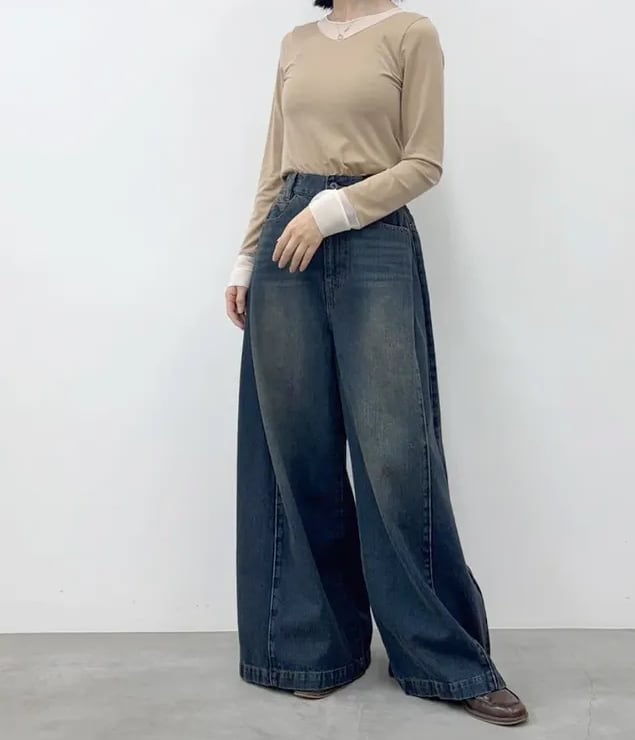 CYNICAL】バギーデニムパンツ 612-96020 | Posie dress セレクトショップ