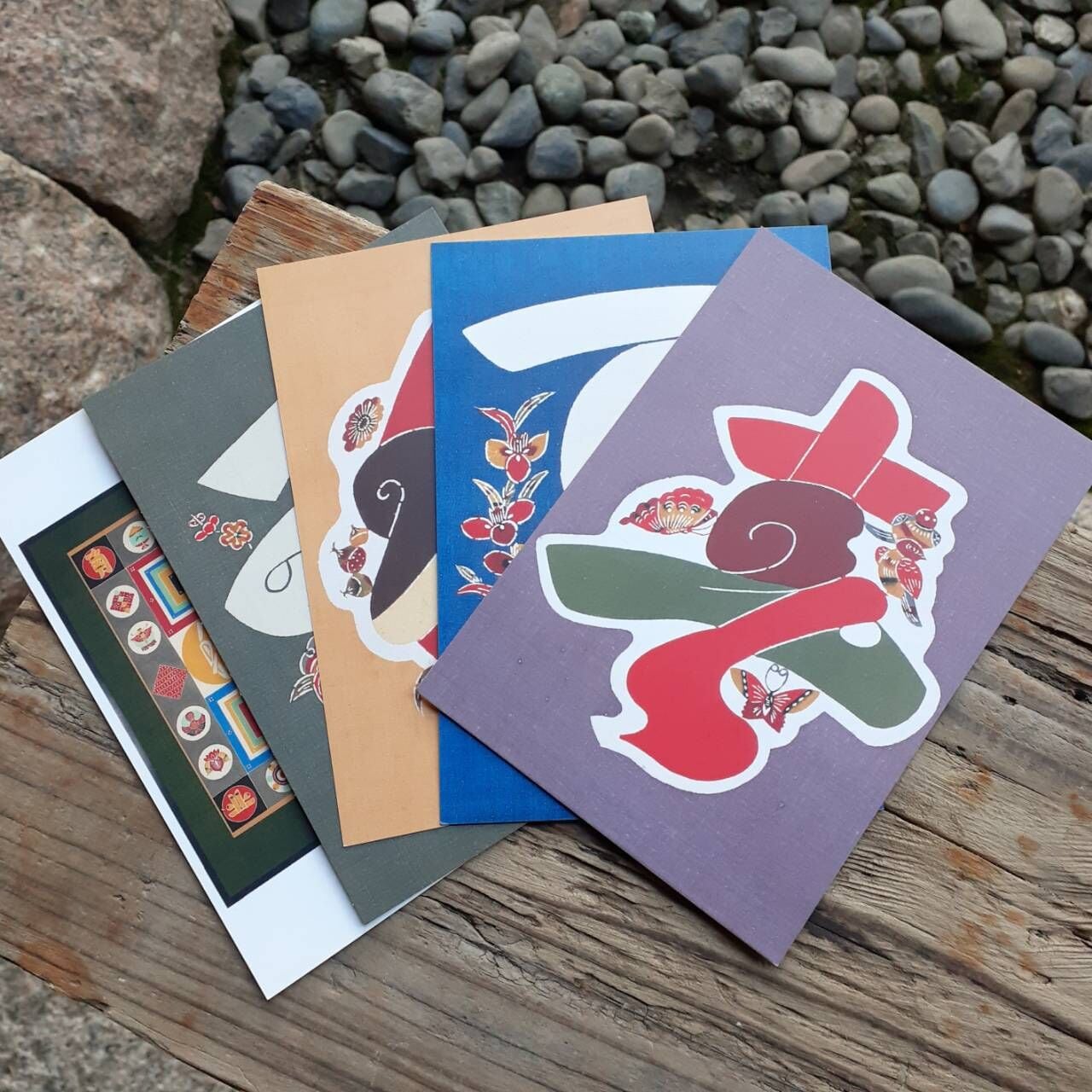 芹沢銈介 絵はがき【ようこそ文のれん】10枚 | seribimuseumshop