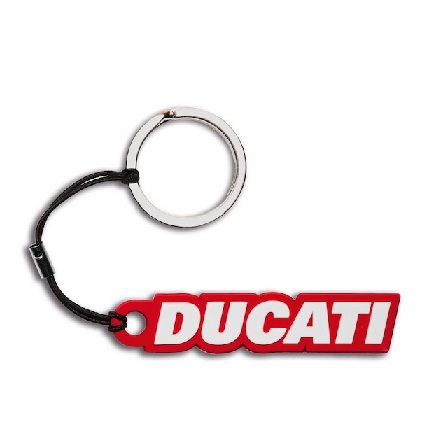 Ducati Logo ラバー製キーリング