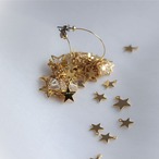 星屑のきらめき　*チタンポストピアス