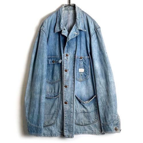 [Powr House] Vintage Coverall Denim Jacket [1960s-] Vintage Coverall Denim Jacket