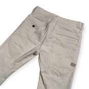 G-STAR RAW ジースターロウ D-STAQ 3D SLIM ストレッチ ホワイト スキニー パンツ 立体裁断 サイズ 28