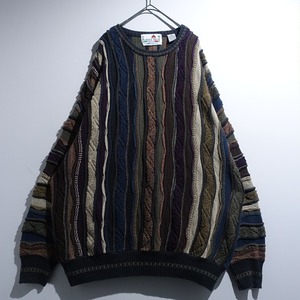 EURO Multicolor 3D Pattern Design Knit