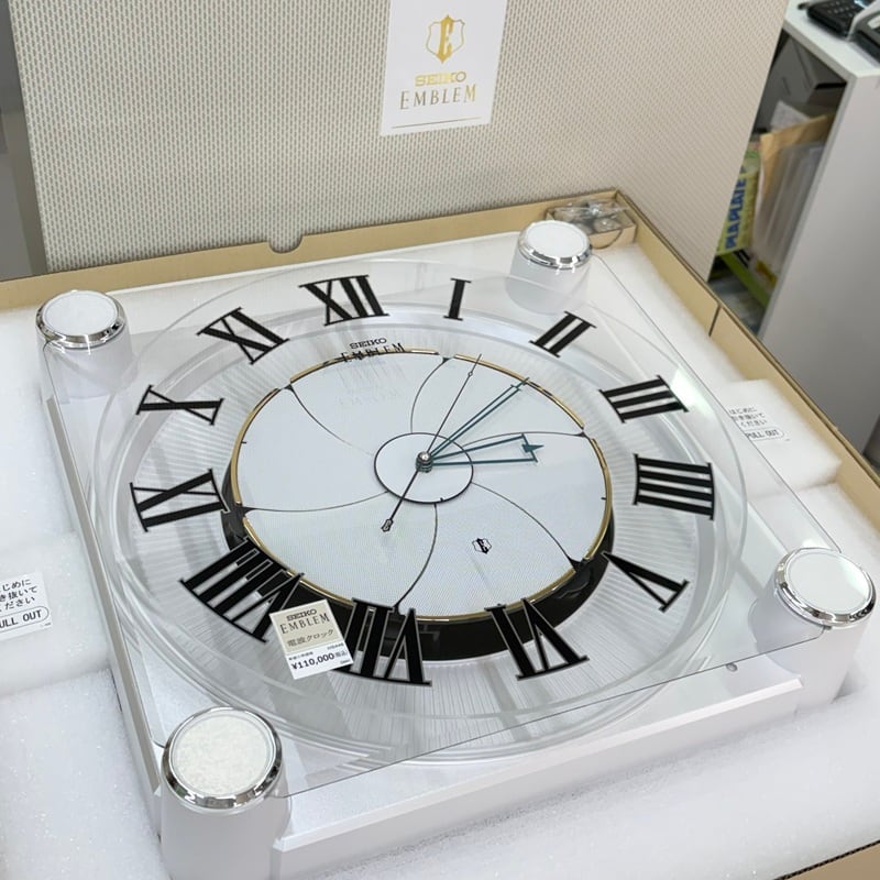 SEIKO セイコー EMBLEM エムブレム HS446W 電波からくり時計 電波時計