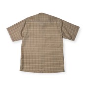 pierre cardin ピエールカルダン チェック柄 半袖シャツ サイズ L /メンズ/ベージュ系