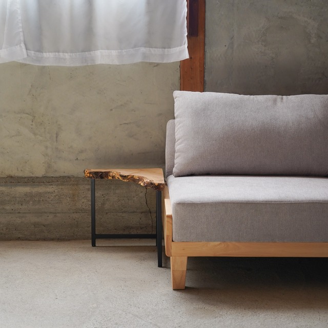 栗のコンソールテーブル　コーナー用