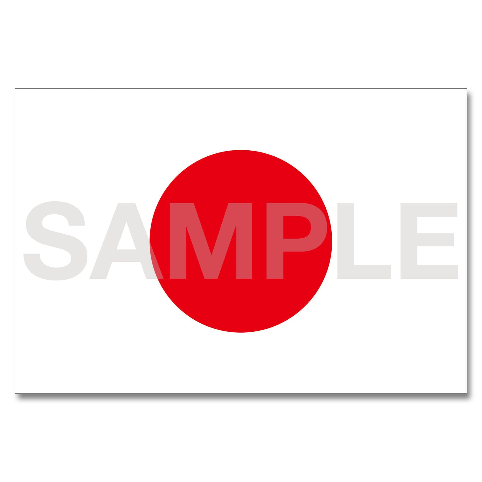 世界の国旗ポストカード ＜アジア＞ 日本 Flags of the world POST CARD ＜Asia＞ Japan FLAGS