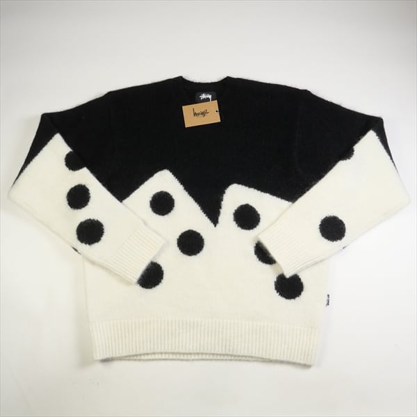 Size【L】 STUSSY ステューシー 23AW DICE FUZZY CREW BLACK ニット 黒 ...