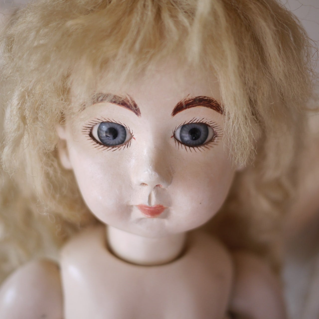 ビンテージ ポーセリンドール フランス人形 人形 置物 オブジェ ヴィンテージ