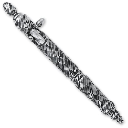 【C365 中山英俊 ボールペン グレイスフルシリーズ】ボルトアクションボールペン/ダマスカス/フルスパイラルw/クリップ【送料無料】