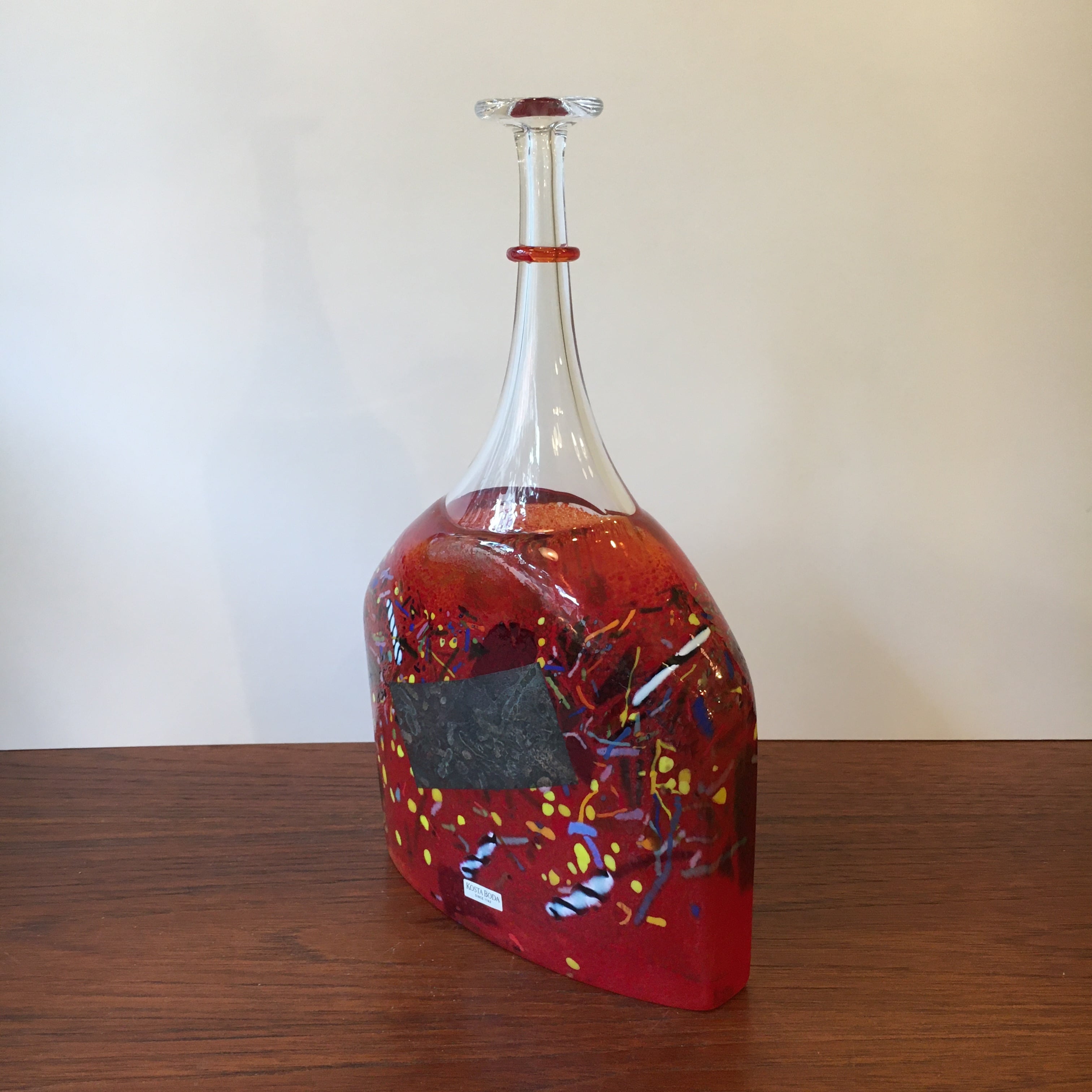 KOSTA BODA /コスタボダ "Satellite" art glass bottle vase Bertil Vallien 35cm |  coshiki