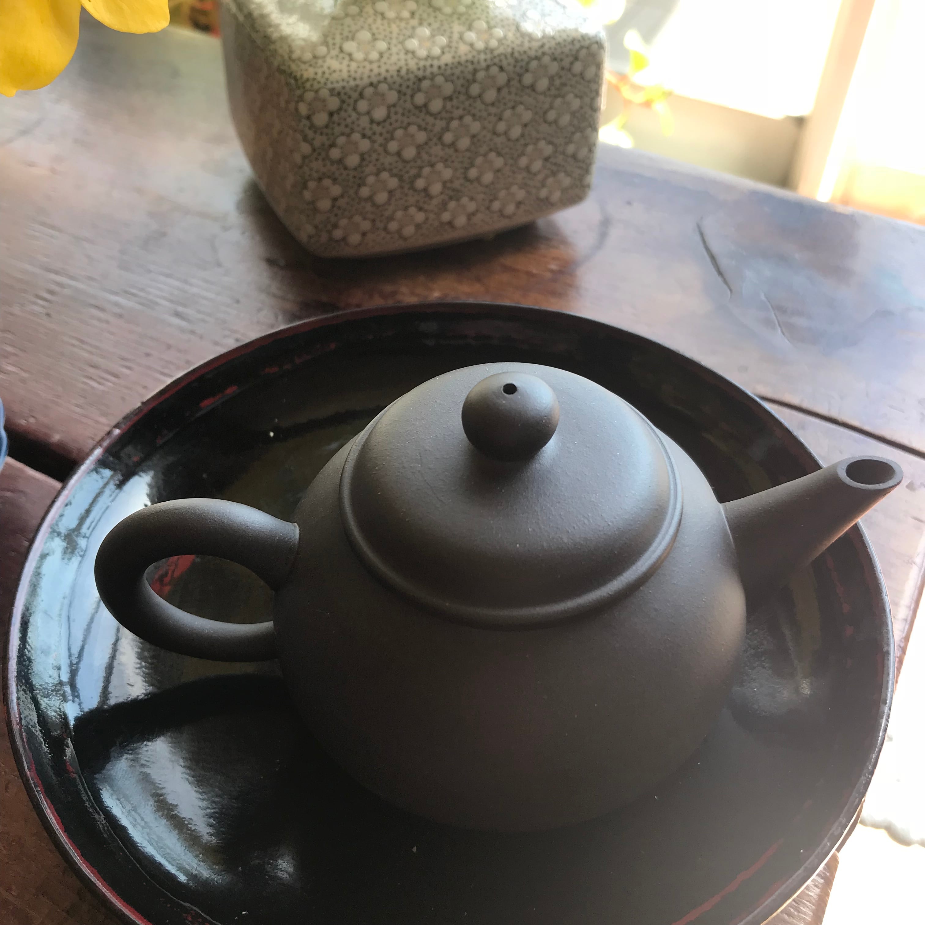 中国茶 茶壺 潘壺 黒泥 85cc  急須 茶器 茶壷