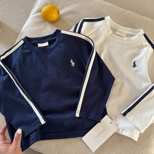 【80-140】春作かわいいクールネックプルオーバー