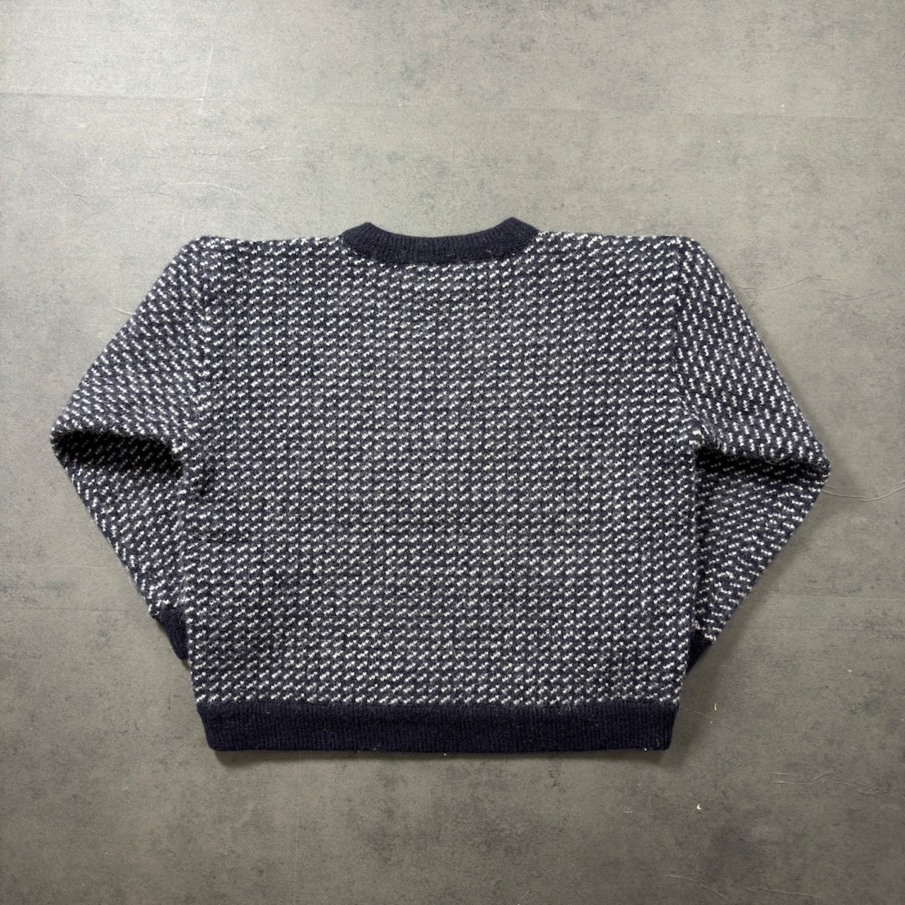 80s L.L.Bean bird's eye knit M相当 古着 - 8