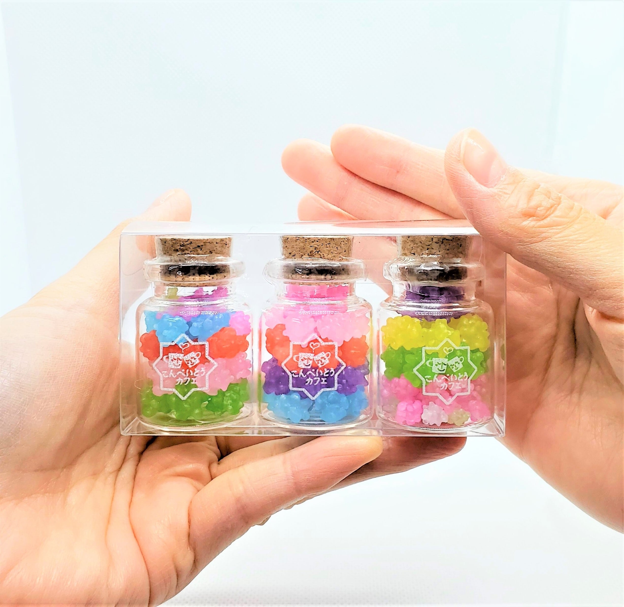 case～　with　小ビン３つセット（クリアケース付き）～Small　a　special　bottle　pieces　恋寿華堂オンラインショップ