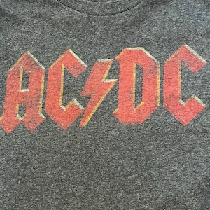 【AC/DC】ロゴ プリント オフィシャル バンドTシャツ 2017年 ロックt バンt M US古着 アメリカ古着