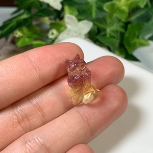 20.可愛い小さいフローライトふくろう