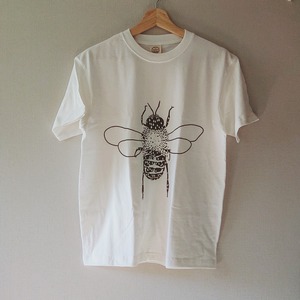 TRUSS 5.3oz オーガニックコットンTシャツ bee (ナチュラル)