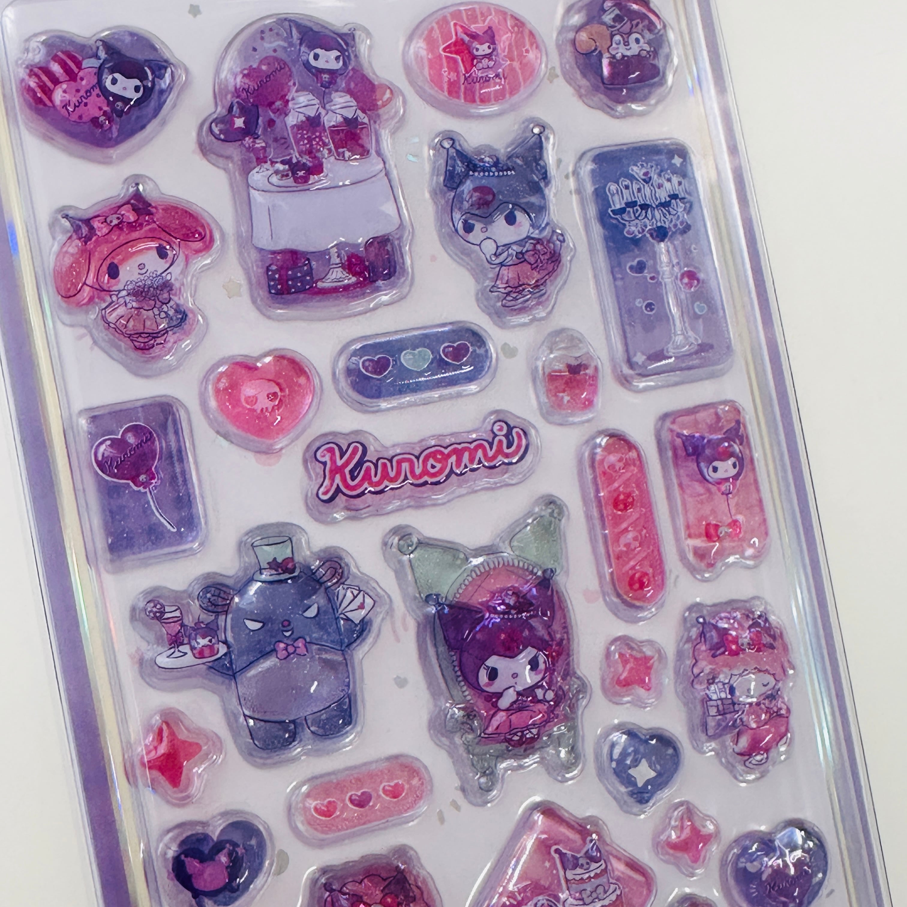海外限定 サンリオ クロミ 公式ライセンス品 2枚セット 3D ぷっくり