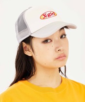 【X-girl】OVAL LOGO TRUCKER CAP【エックスガール】