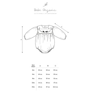 ＜BEBE ORGANIC＞ Lucy Romper チェック ロンパース
